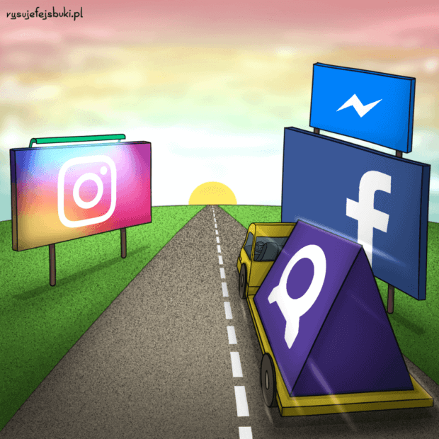 4 główne umiejscowienia reklam na Facebooku to: Facebook, Instagram, Messenger oraz Audience Network, czyli sieć reklamowa Facebooka