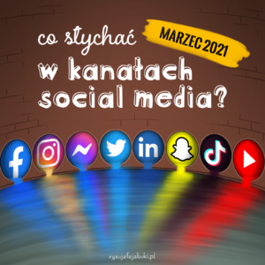 Przegląd kanałów social media 2021-03