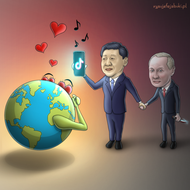 Cały świat zapatrzony jest w chińskiego TikToka i zapomina o tym, że Chiny są sojusznikiem Rosji